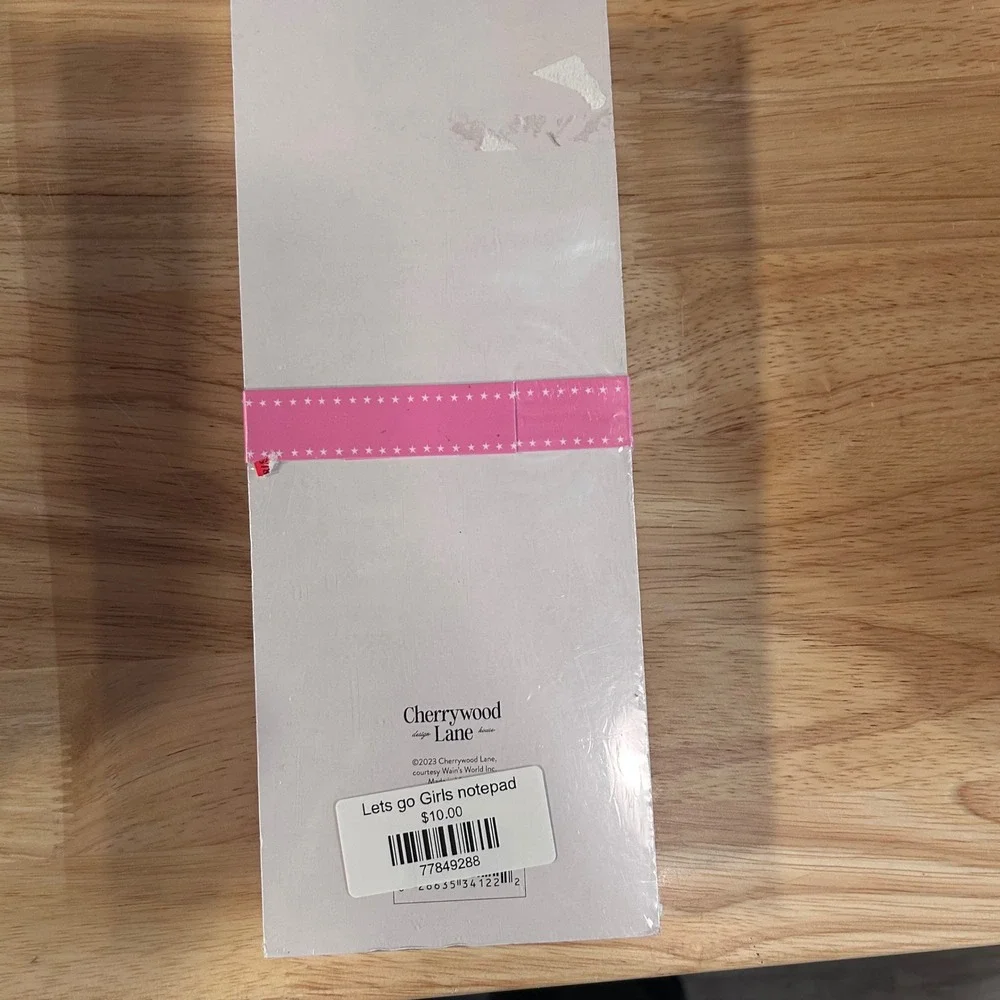 James Burke Collection Pink Cowboy Boot Notebook Set‎ of 2 Notepads 6x8 New